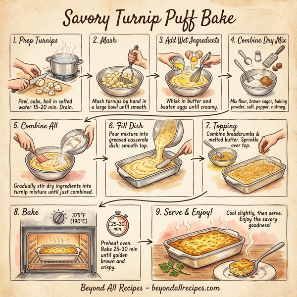 Savory Turnip Puff Bake instructions