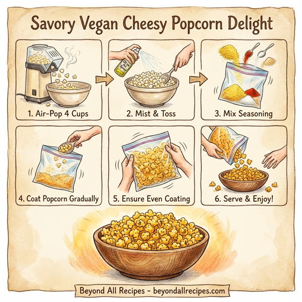 Savory Vegan Cheesy Popcorn Delight instructions
