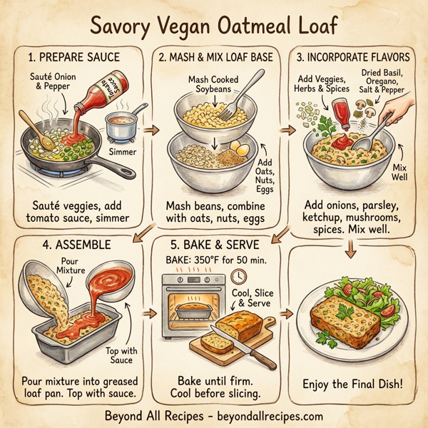 Savory Vegan Oatmeal Loaf instructions