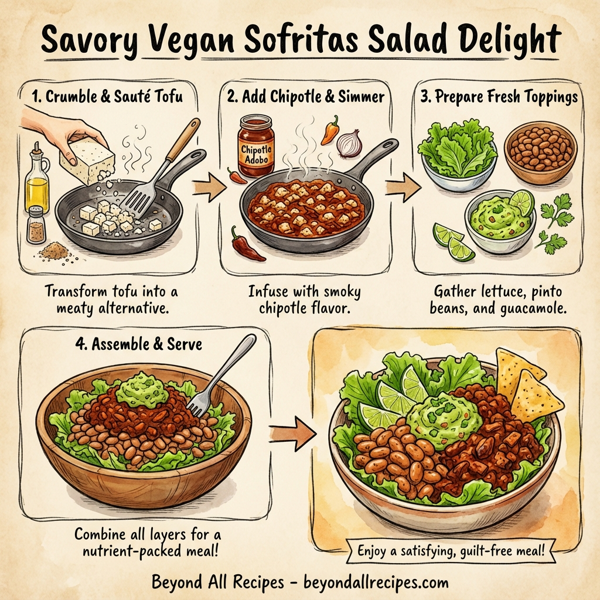 Savory Vegan Sofritas Salad Delight instructions