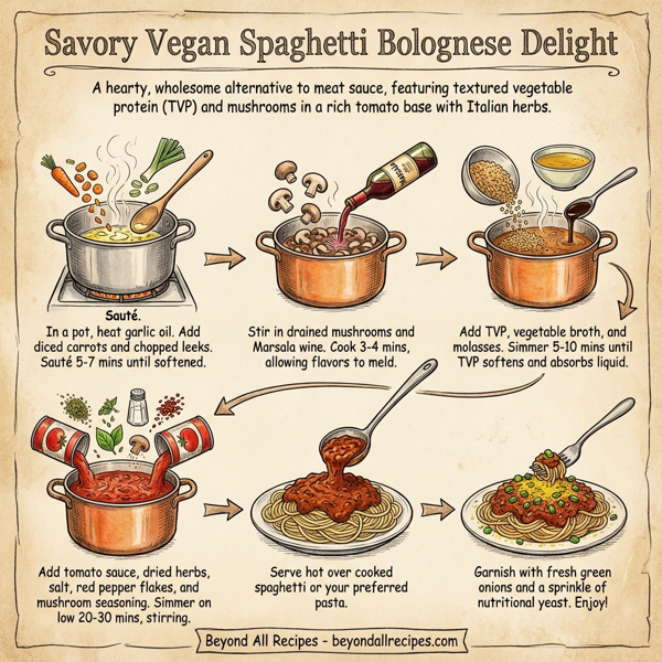 Savory Vegan Spaghetti Bolognese Delight instructions