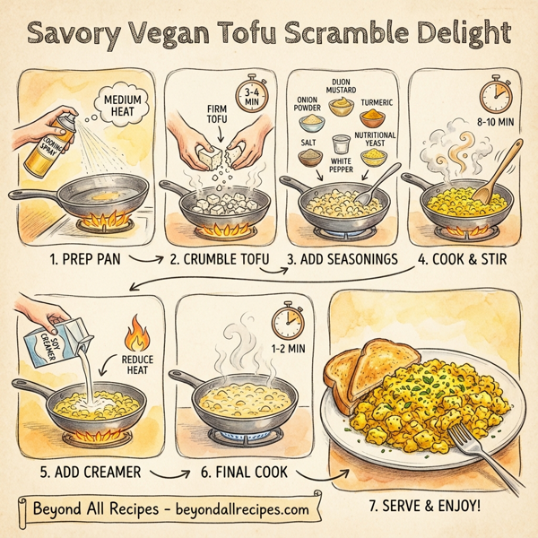 Savory Vegan Tofu Scramble Delight instructions