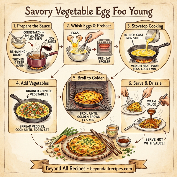 Savory Vegetable Egg Foo Young instructions
