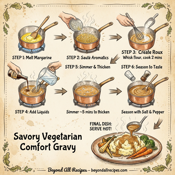 Savory Vegetarian Comfort Gravy instructions