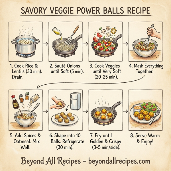 Savory Veggie Power Balls instructions