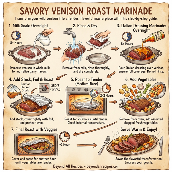 Savory Venison Roast Marinade instructions
