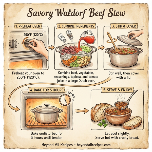 Savory Waldorf Beef Stew instructions