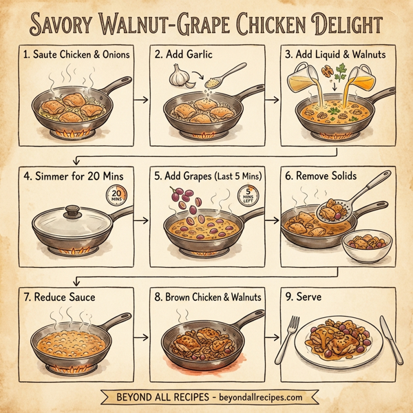 Savory Walnut-Grape Chicken Delight instructions