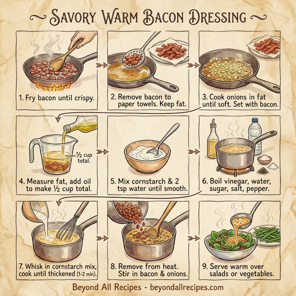 Savory Warm Bacon Dressing instructions