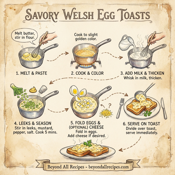 Savory Welsh Egg Toasts instructions