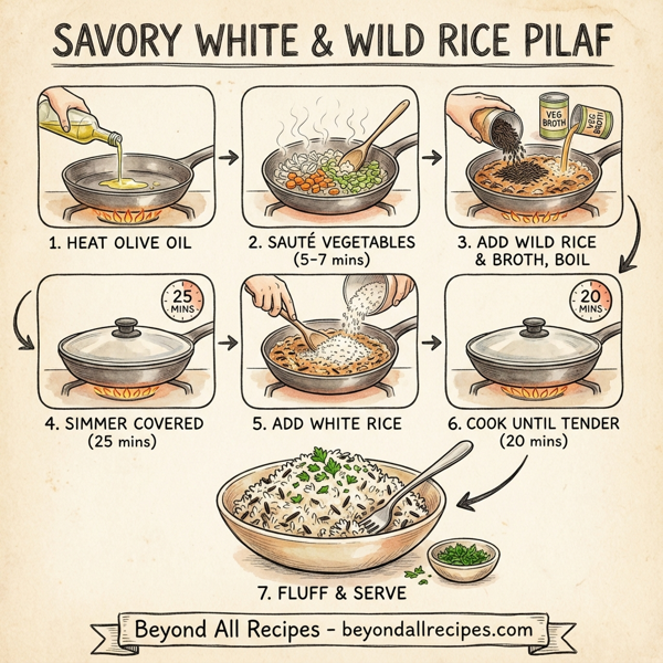 Savory White & Wild Rice Pilaf instructions