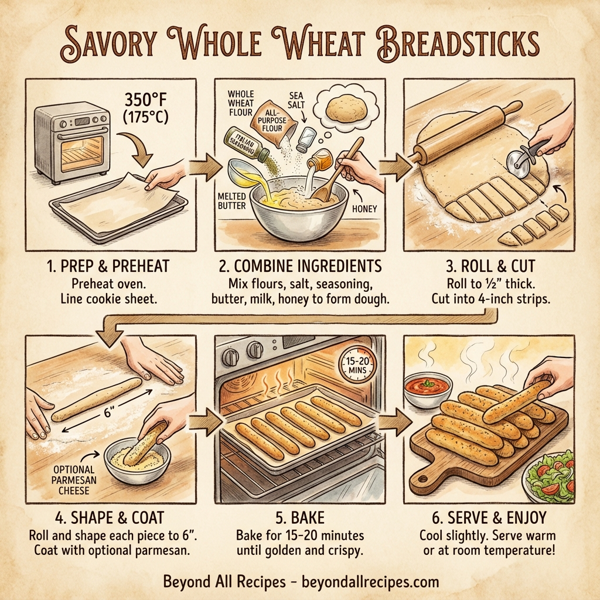 Savory Whole Wheat Breadsticks instructions