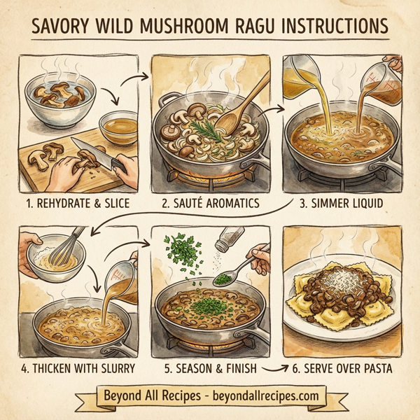 Savory Wild Mushroom Ragu instructions