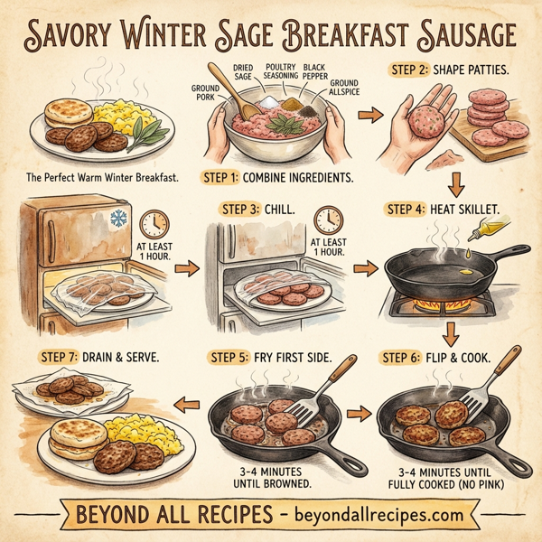 Savory Winter Sage Breakfast Sausage instructions