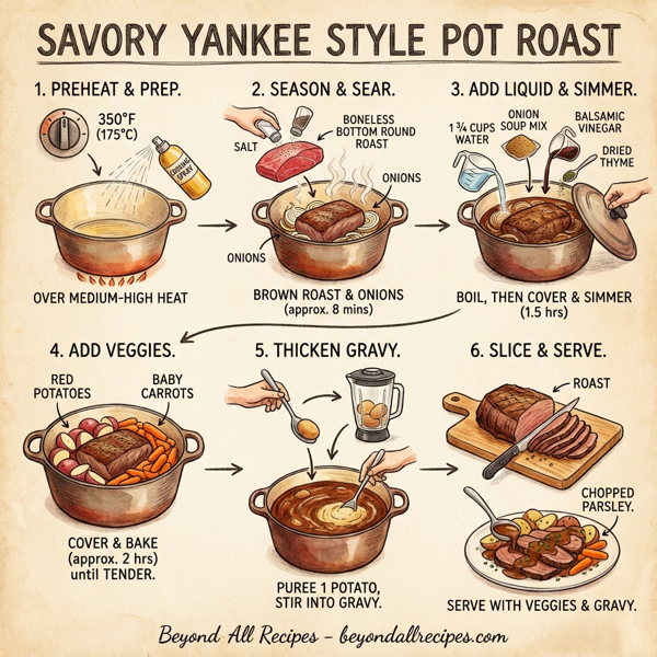 Savory Yankee Style Pot Roast instructions