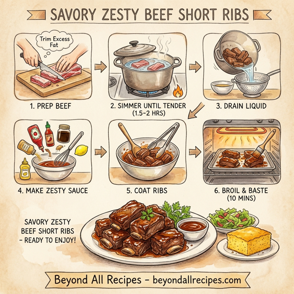 Savory Zesty Beef Short Ribs instructions