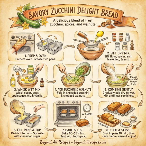 Savory Zucchini Delight Bread instructions
