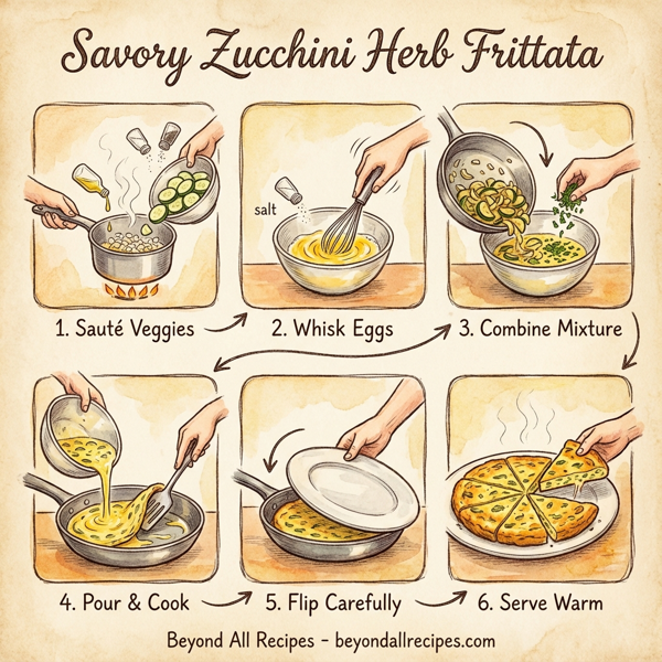 Savory Zucchini Herb Frittata instructions