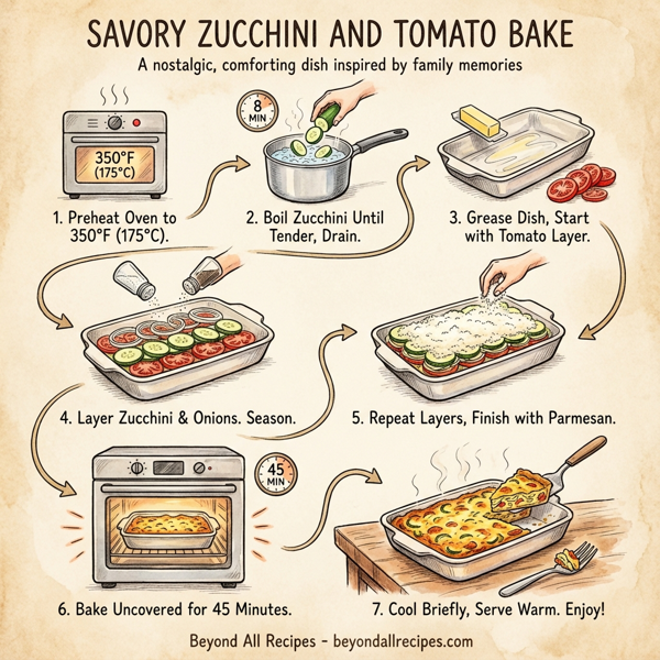 Savory Zucchini and Tomato Bake instructions