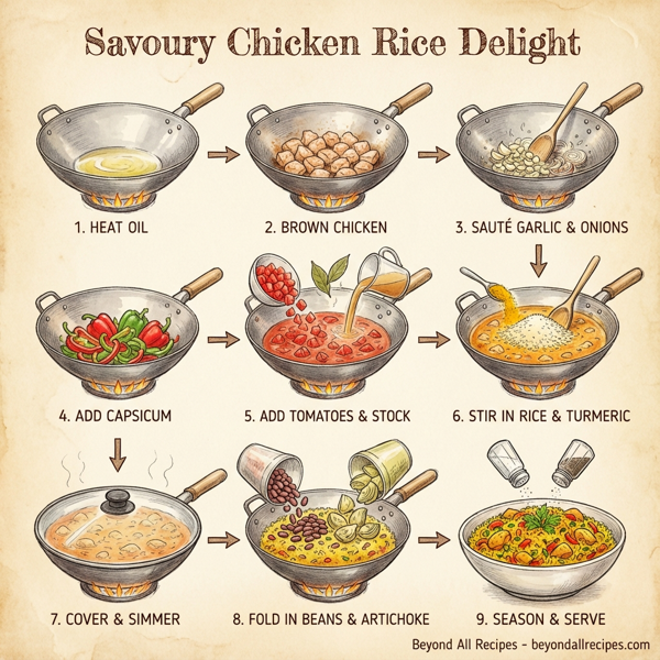 Savoury Chicken Rice Delight instructions
