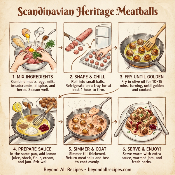 Scandinavian Heritage Meatballs instructions