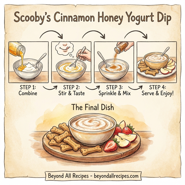 Scooby's Cinnamon Honey Yogurt Dip instructions