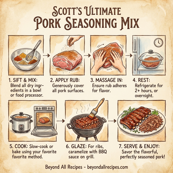 Scott's Ultimate Pork Seasoning Mix instructions