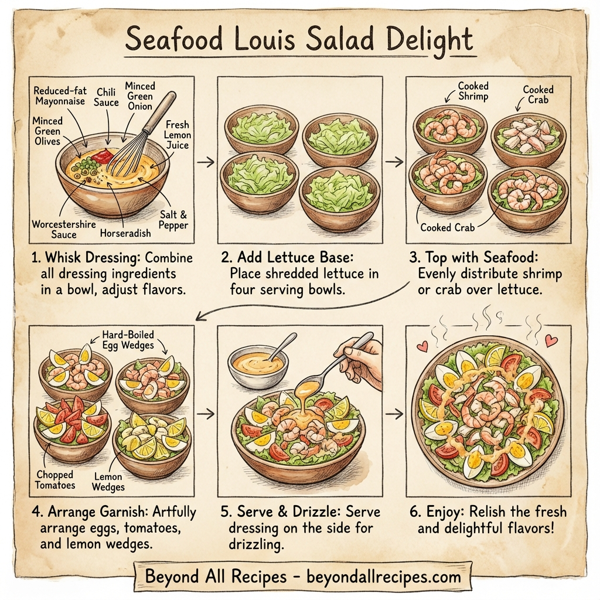 Seafood Louis Salad Delight instructions