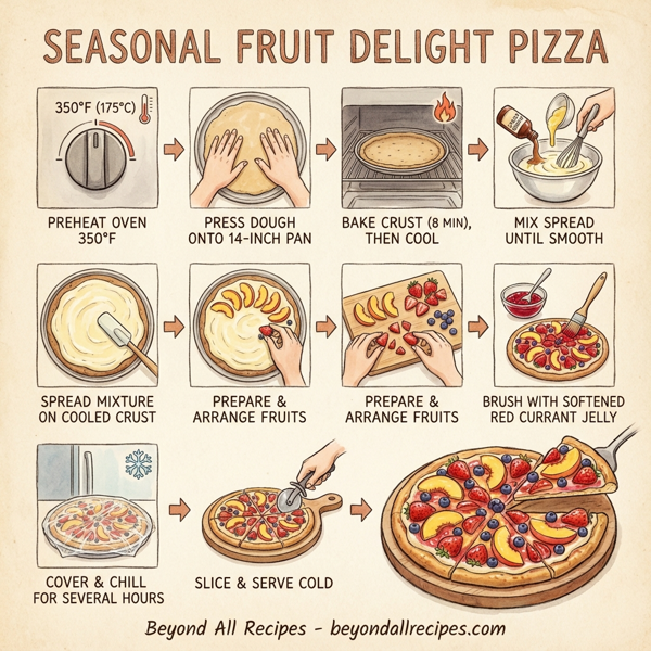 Seasonal Fruit Delight Pizza instructions