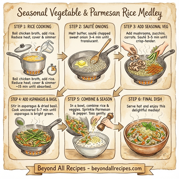 Seasonal Vegetable & Parmesan Rice Medley instructions