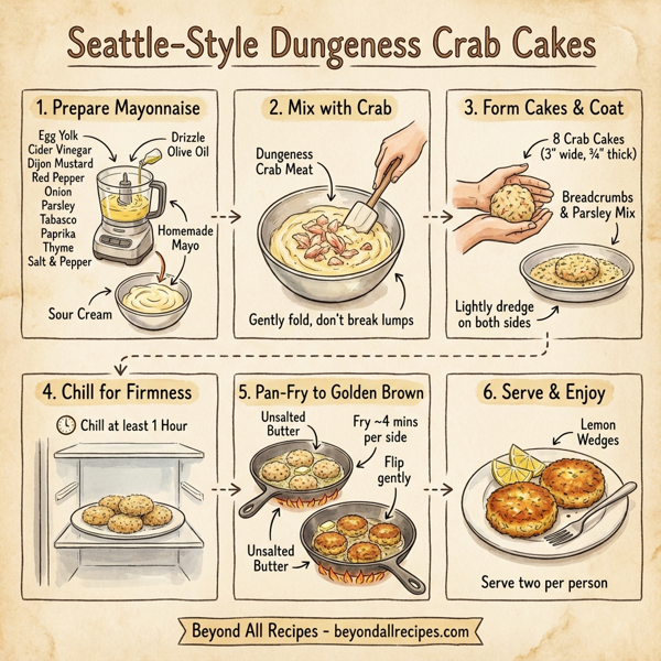 Seattle-Style Dungeness Crab Cakes instructions