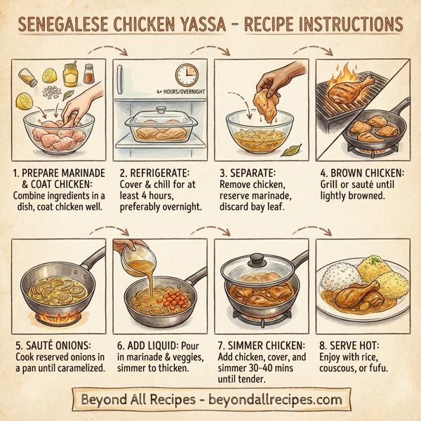 Senegalese Chicken Yassa instructions