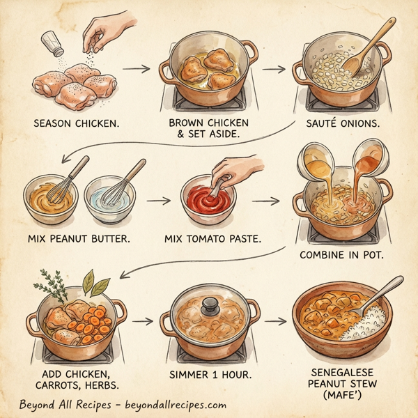 Senegalese Peanut Stew (Mafe') instructions