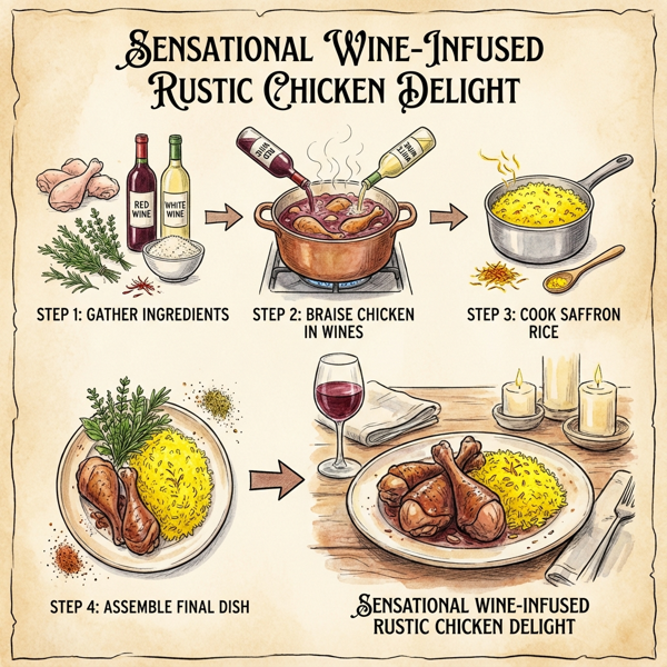 Sensational Wine-Infused Rustic Chicken Delight instructions