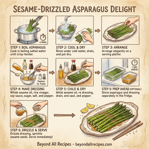 Sesame-Drizzled Asparagus Delight instructions