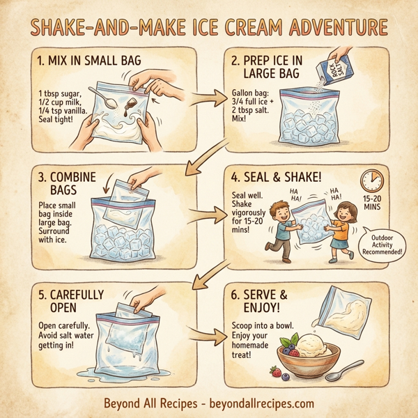 Shake-and-Make Ice Cream Adventure instructions