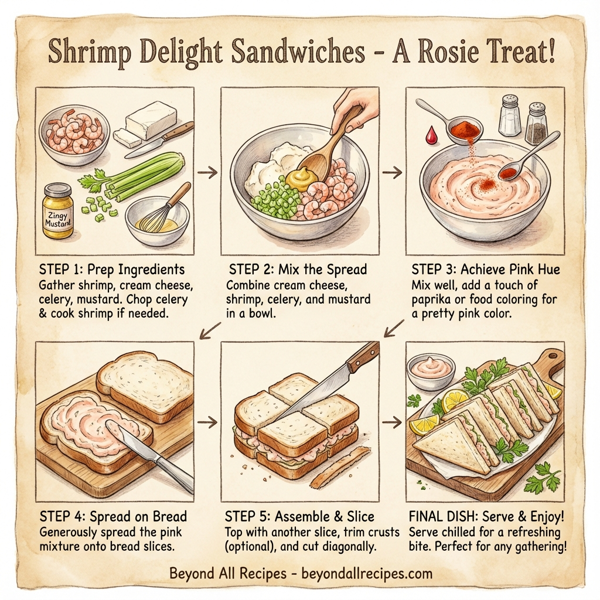 Shrimp Delight Sandwiches - A Rosie Treat! instructions