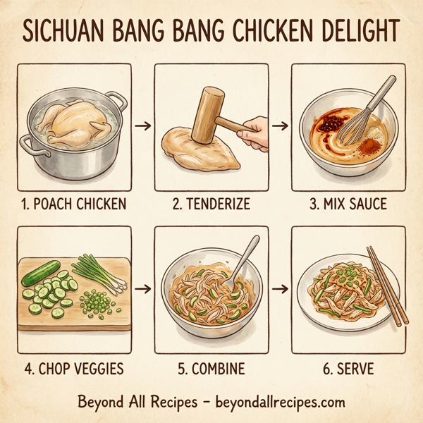 Sichuan Bang Bang Chicken Delight instructions