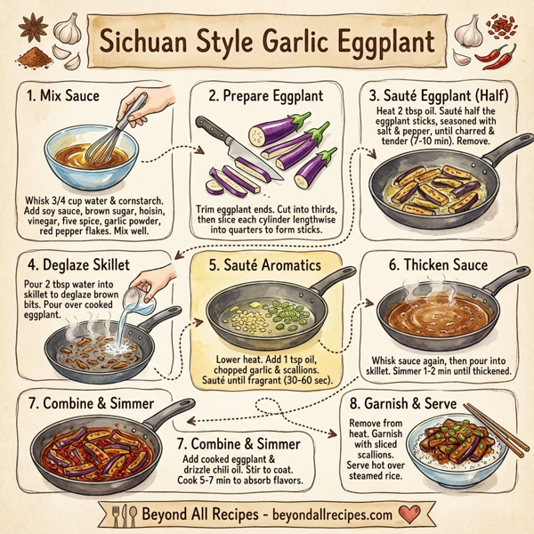 Sichuan Style Garlic Eggplant instructions
