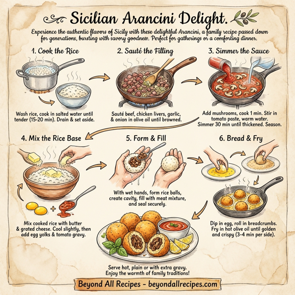 Sicilian Arancini Delight instructions