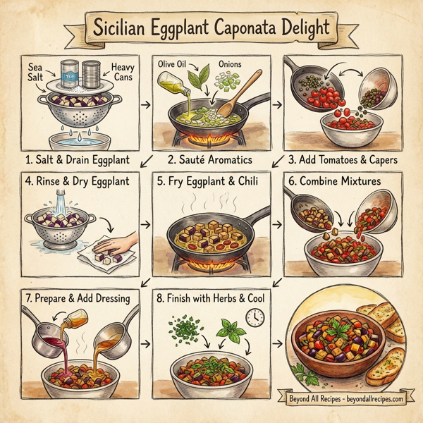 Sicilian Eggplant Caponata Delight instructions