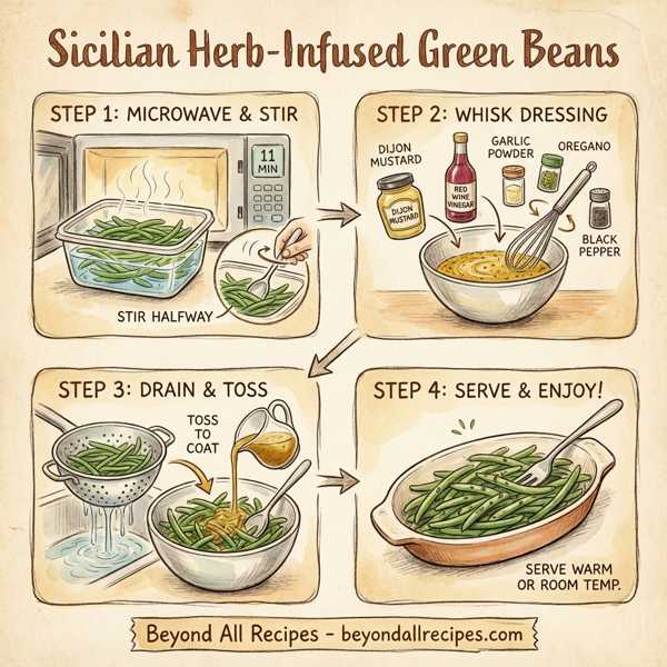 Sicilian Herb-Infused Green Beans instructions