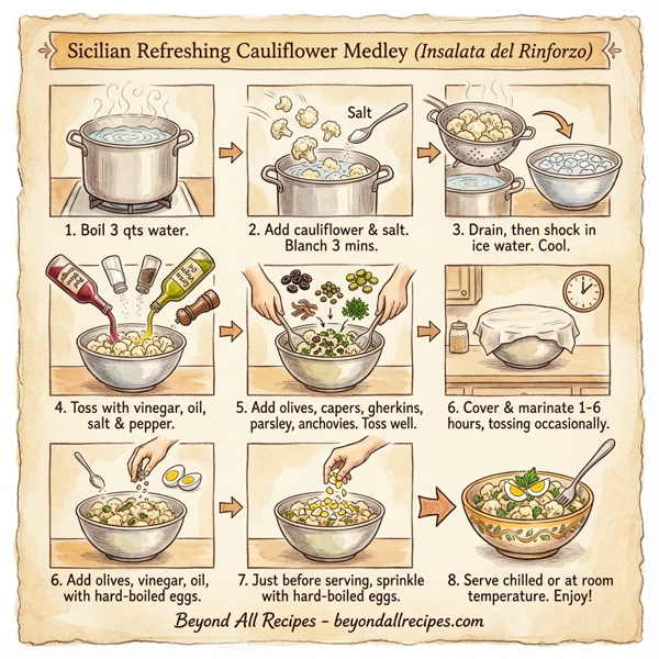 Sicilian Refreshing Cauliflower Medley instructions