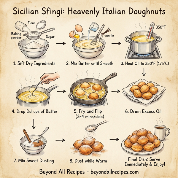Sicilian Sfingi: Heavenly Italian Doughnuts instructions