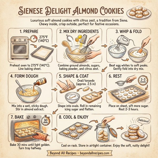 Sienese Delight Almond Cookies instructions