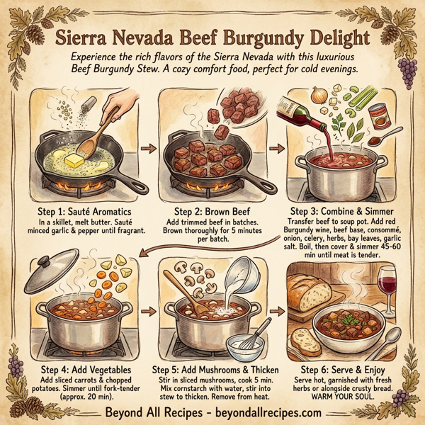 Sierra Nevada Beef Burgundy Delight instructions