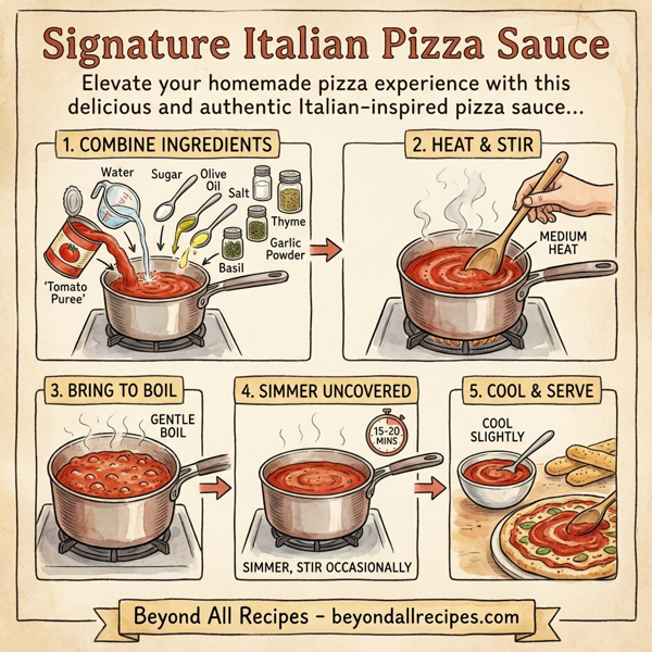 Signature Italian Pizza Sauce instructions
