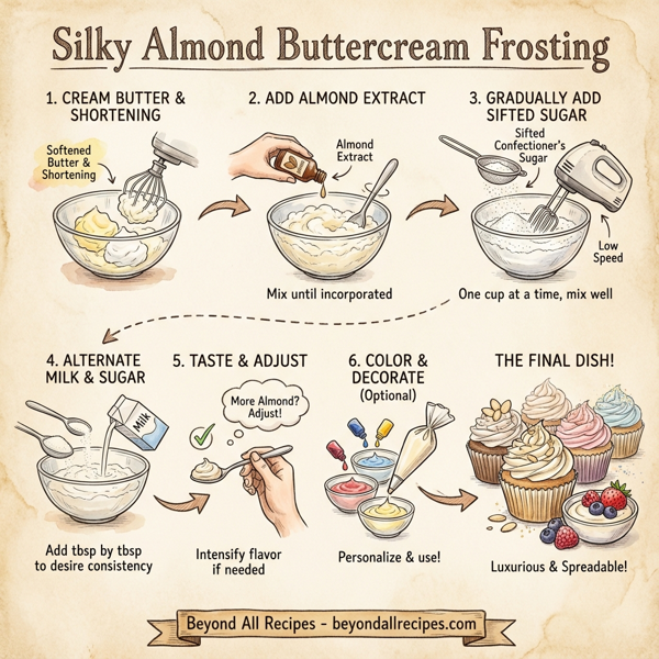 Silky Almond Buttercream Frosting instructions