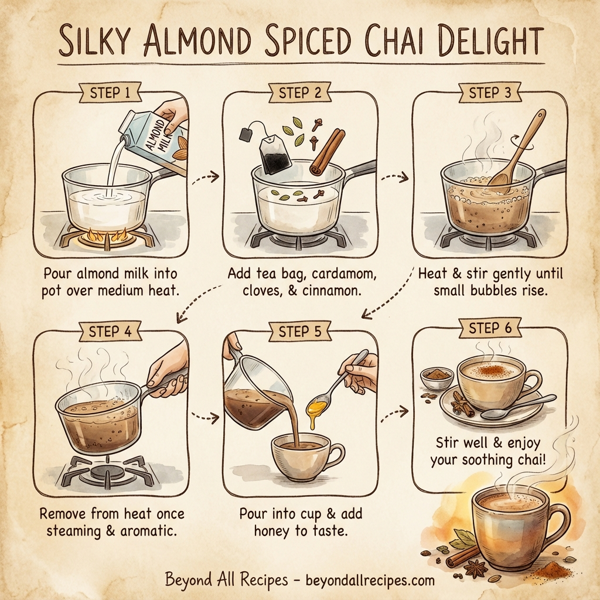 Silky Almond Spiced Chai Delight instructions