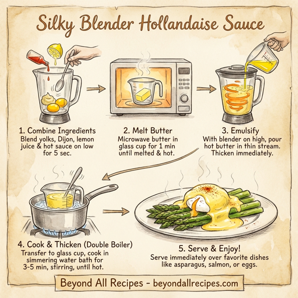 Silky Blender Hollandaise Sauce instructions